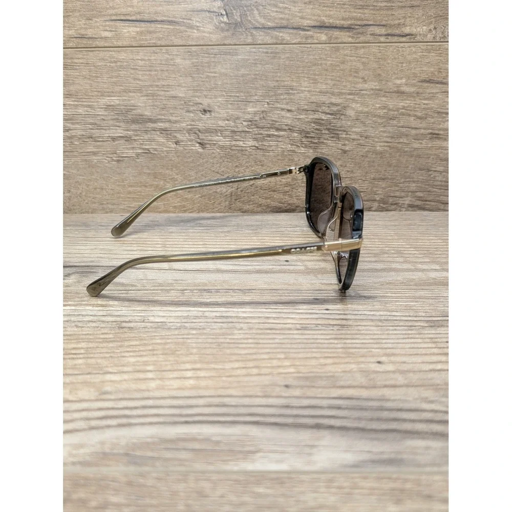 Coach HC8383U CL912 Transparent Green‎ Tan Sunglasses 55-18-145 w Case